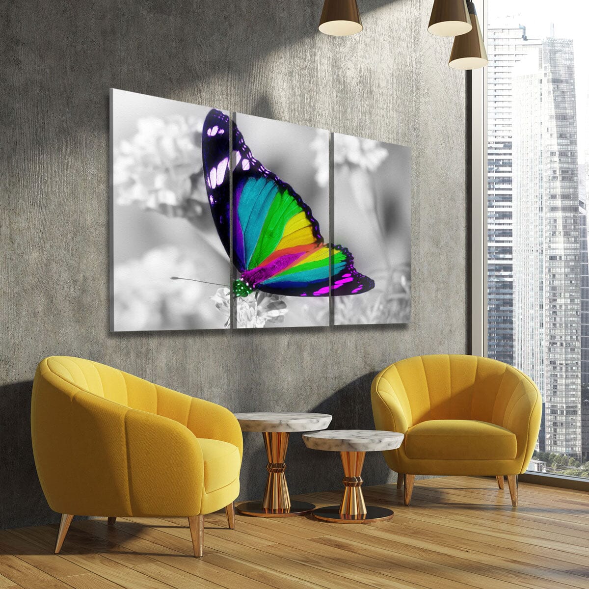 Rainbow Butterfly - Amazing Canvas Prints