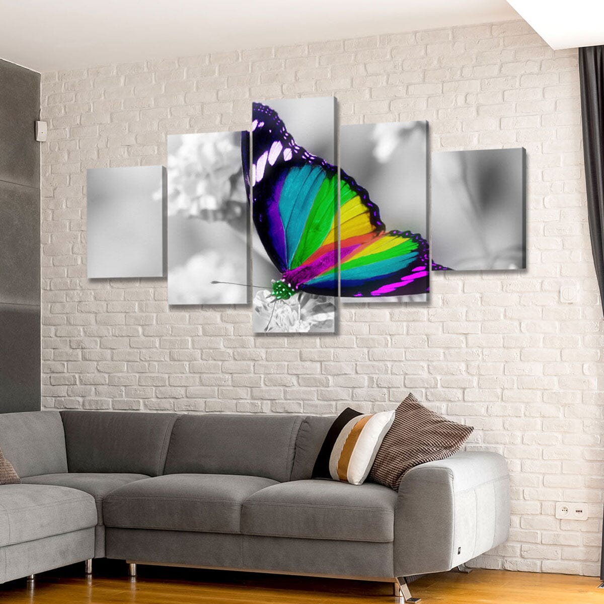 Rainbow Butterfly - Amazing Canvas Prints