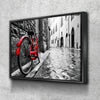 Red Bicycle - Amazing Canvas Prints