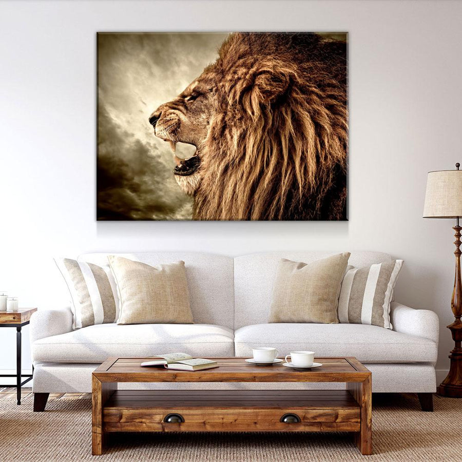 Roaring Lion - Amazing Canvas Prints