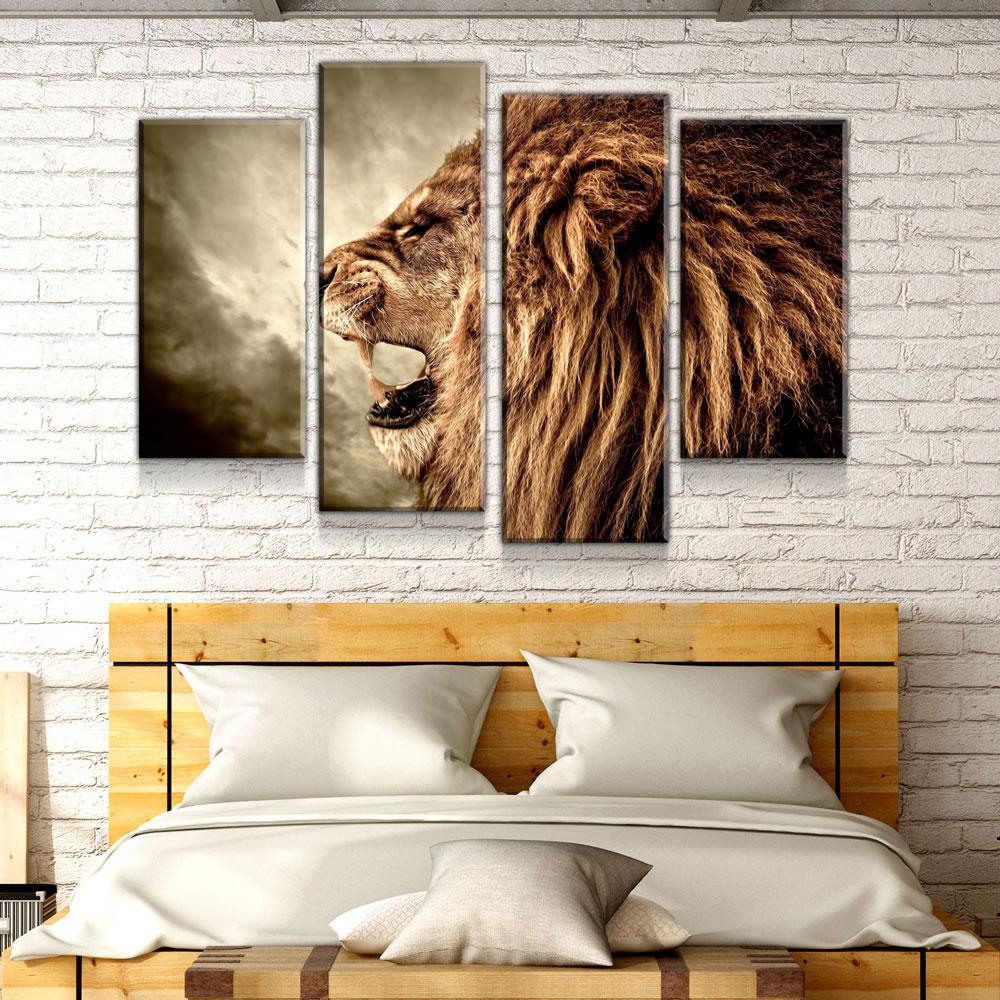 Roaring Lion - Amazing Canvas Prints