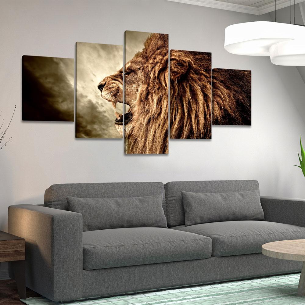Roaring Lion - Amazing Canvas Prints