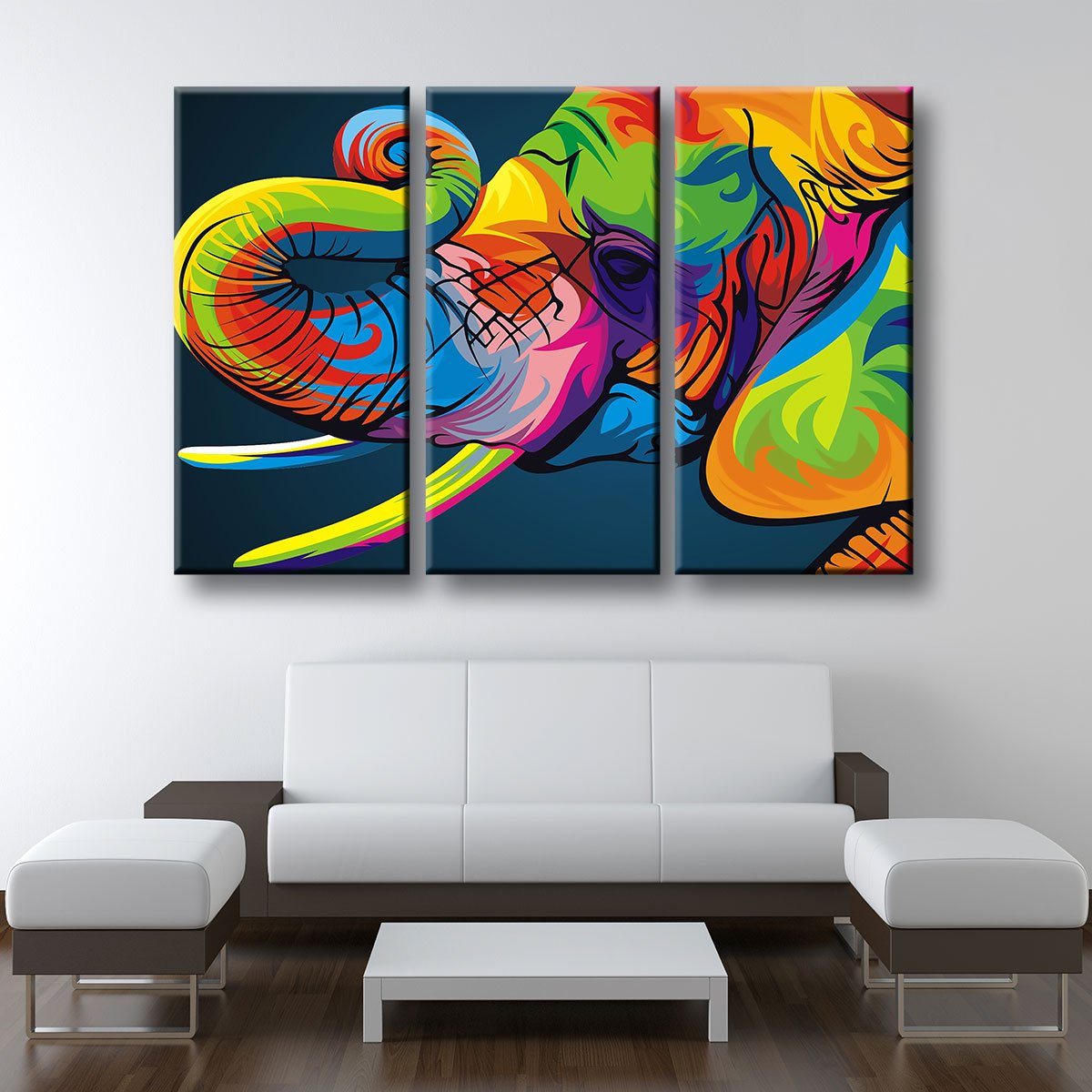 Abstract Elephant - Amazing Canvas Prints