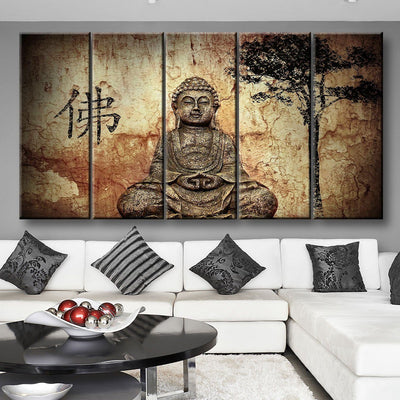 Ancient Buddha - Amazing Canvas Prints