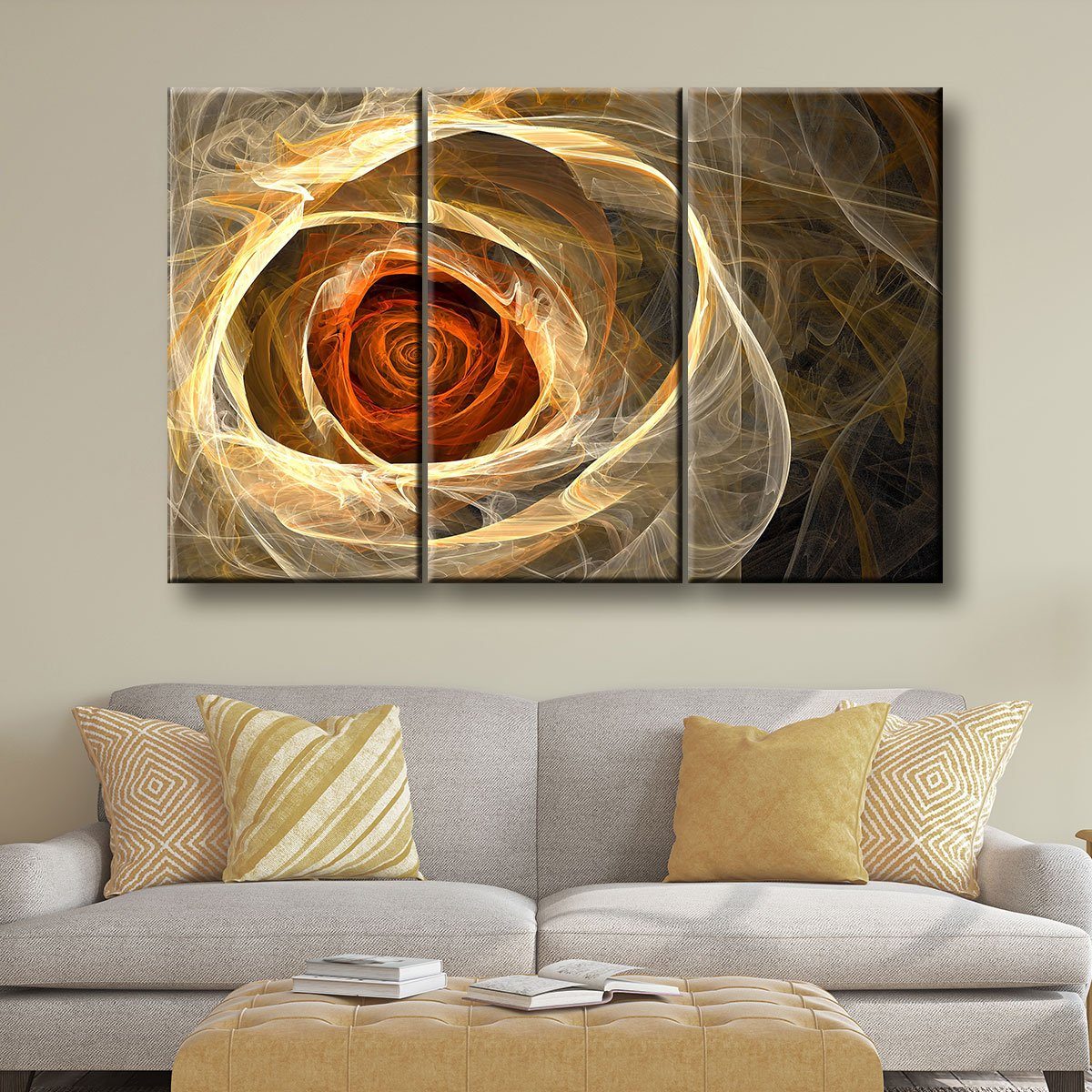 Abstract Rose - Amazing Canvas Prints