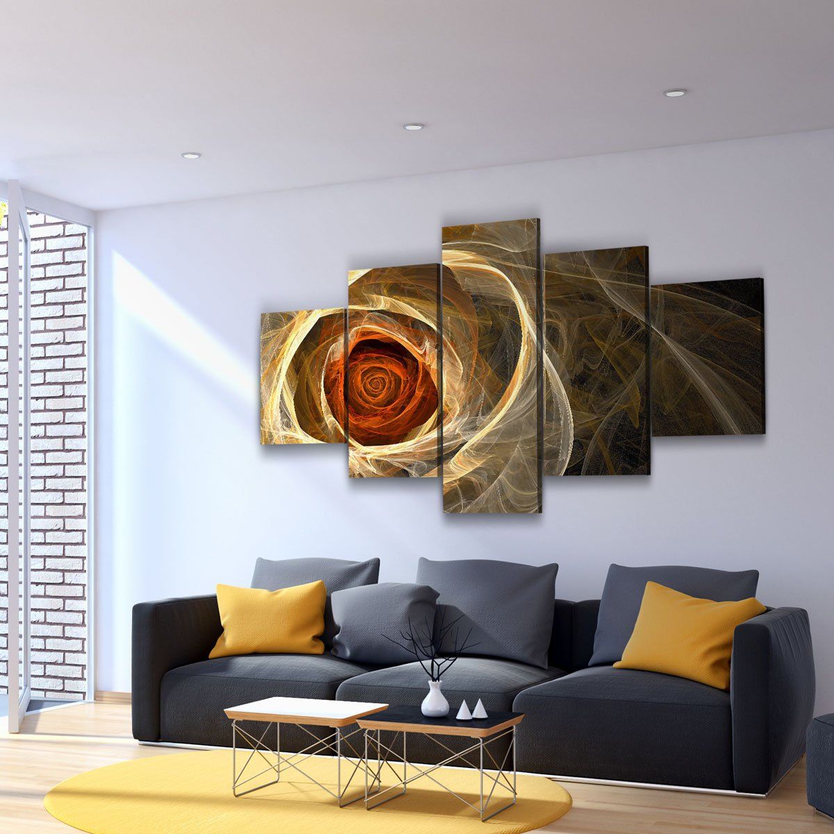 Abstract Rose - Amazing Canvas Prints