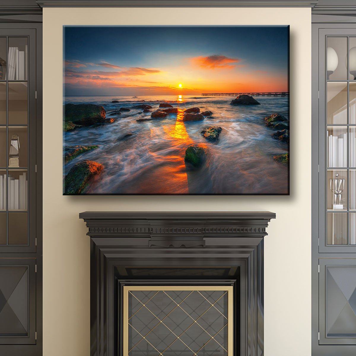 Amazing Sunset - Amazing Canvas Prints