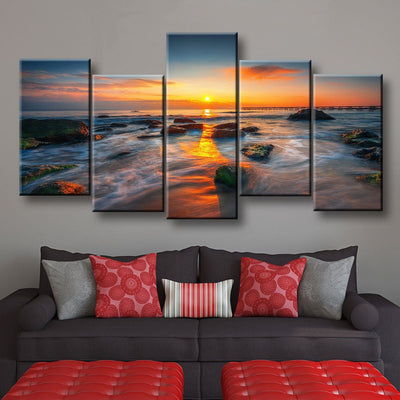 Amazing Sunset - Amazing Canvas Prints