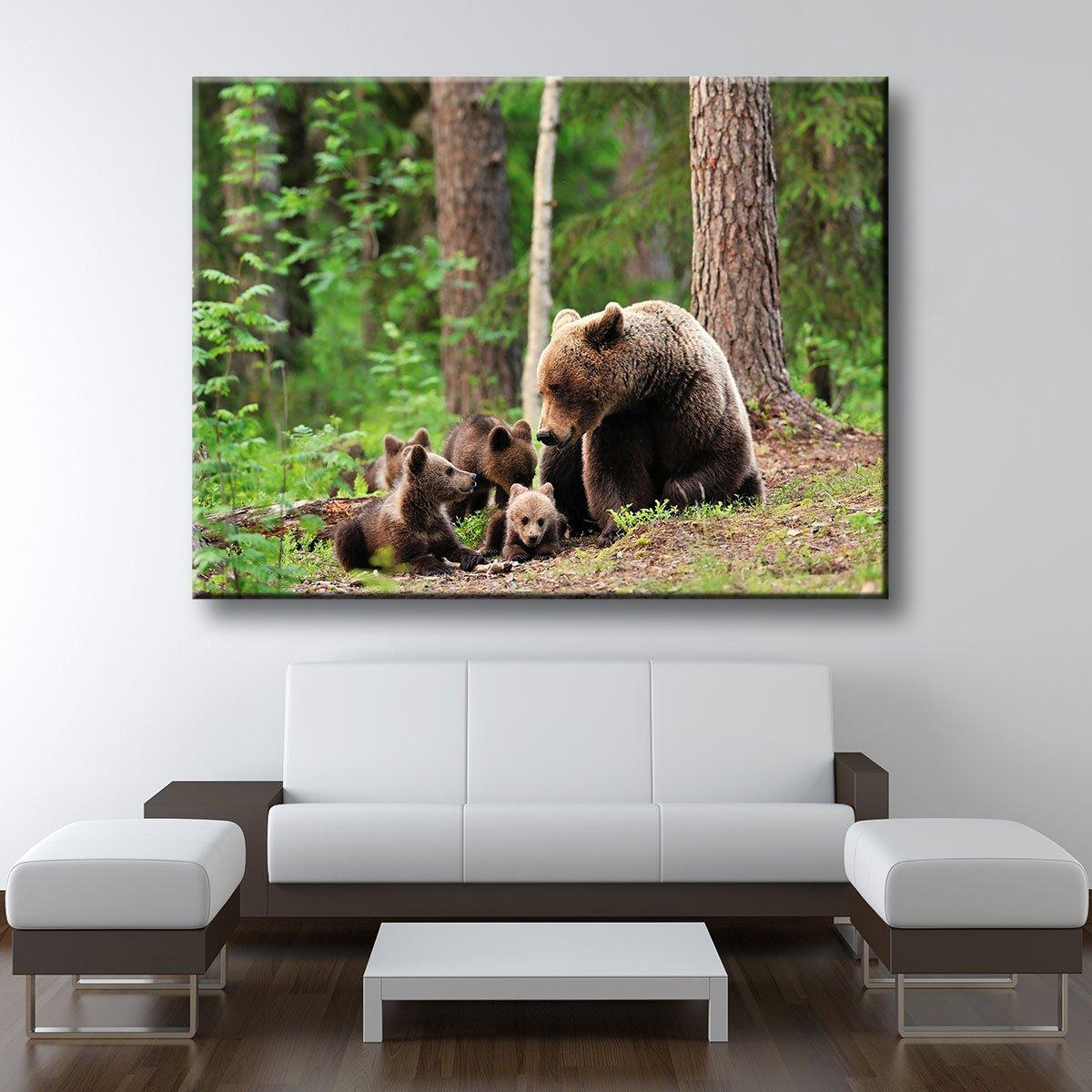 Bear Family - Amazing Canvas Prints