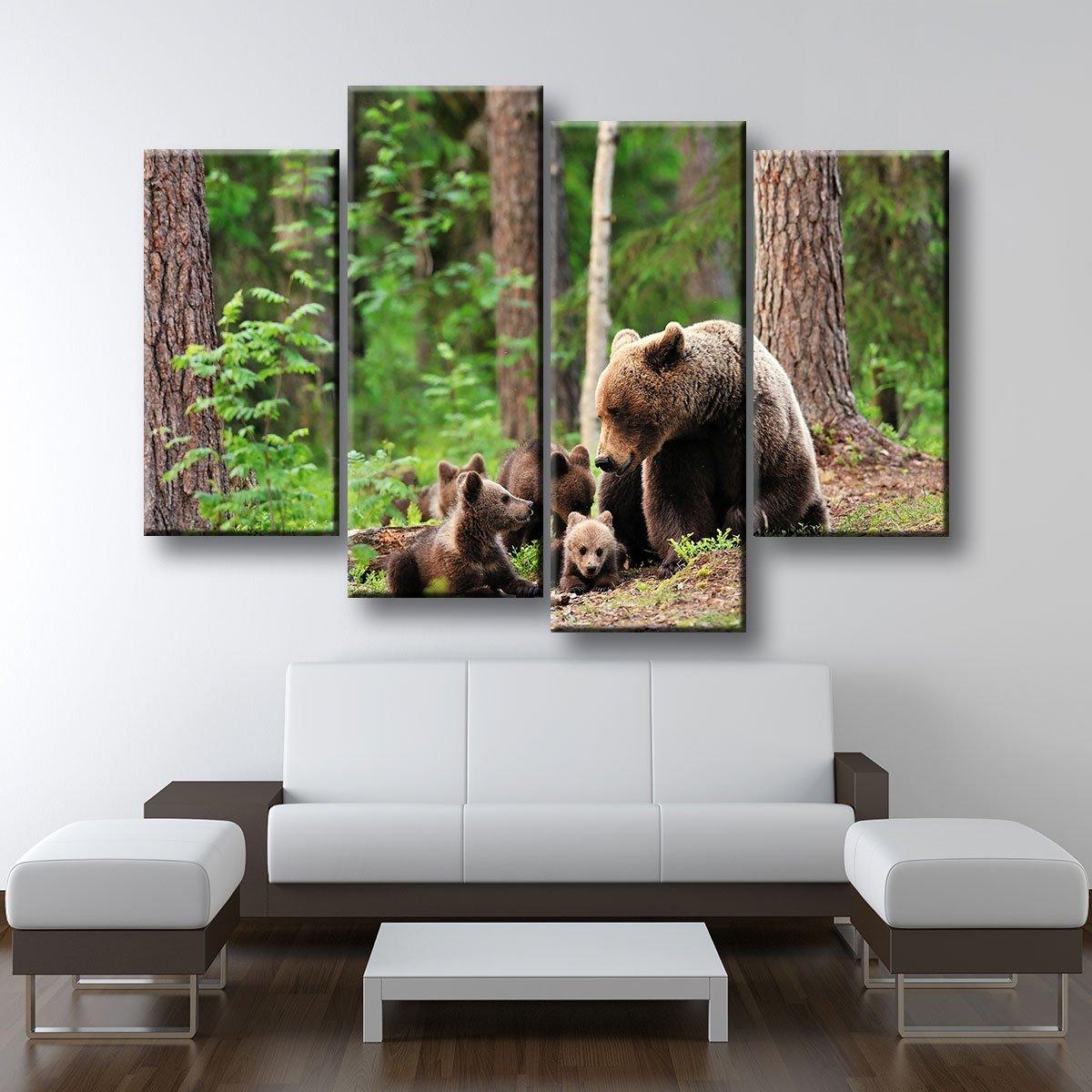 Bear Family - Amazing Canvas Prints