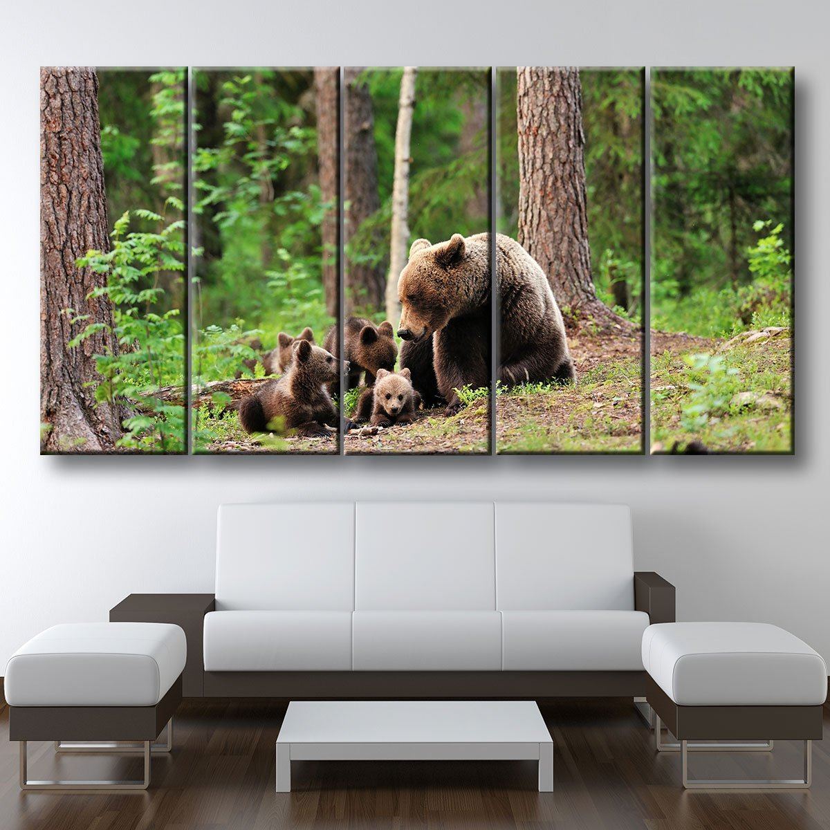 Bear Family - Amazing Canvas Prints