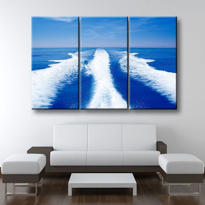 Boat Wake - Amazing Canvas Prints
