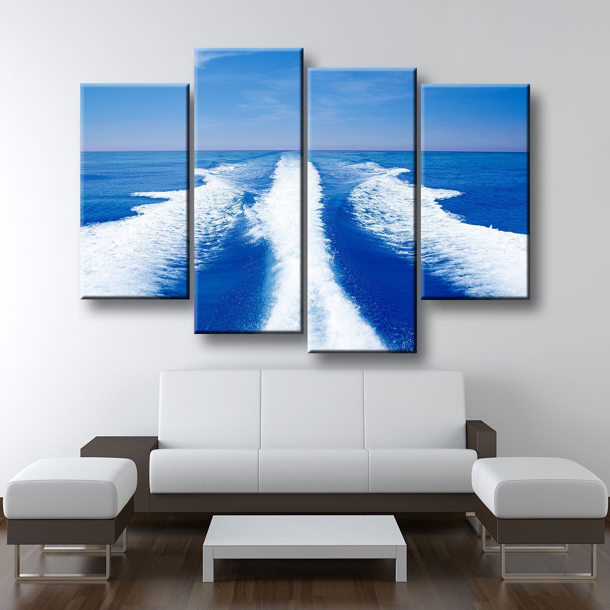 Boat Wake - Amazing Canvas Prints
