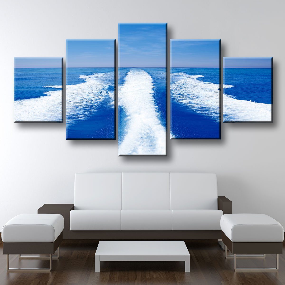 Boat Wake - Amazing Canvas Prints