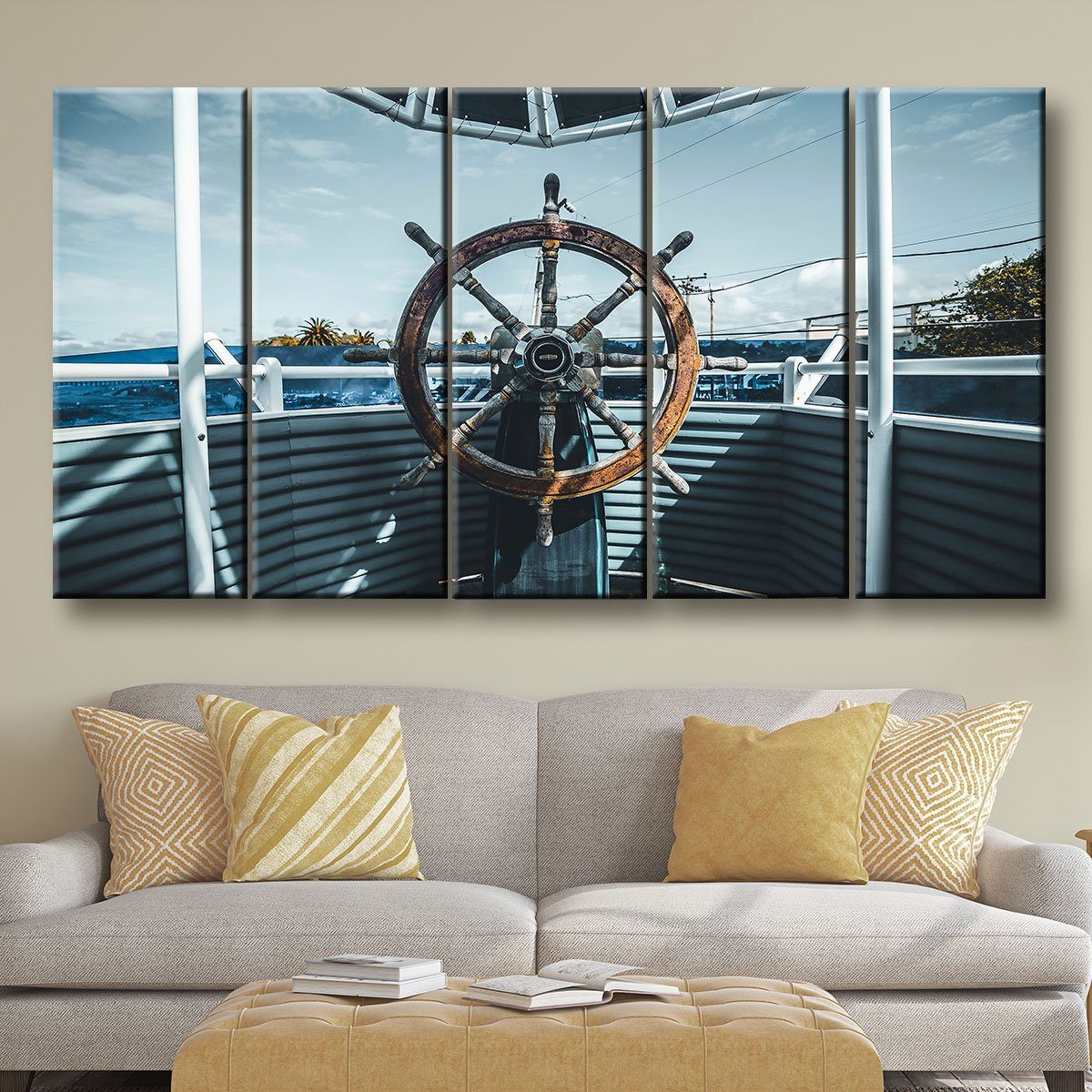 Ship Helm - Amazing Canvas Prints