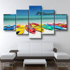Colorful Kayaks - Amazing Canvas Prints