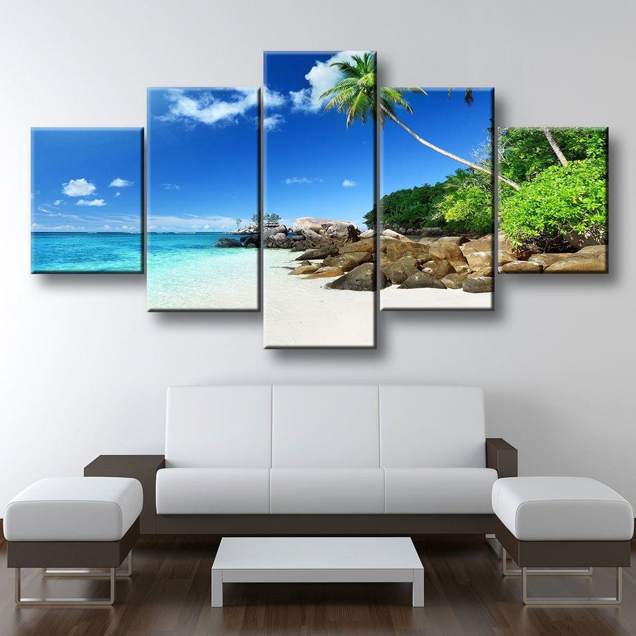 Coastal Tropical Beach Vacation - Amazing Canvas Prints