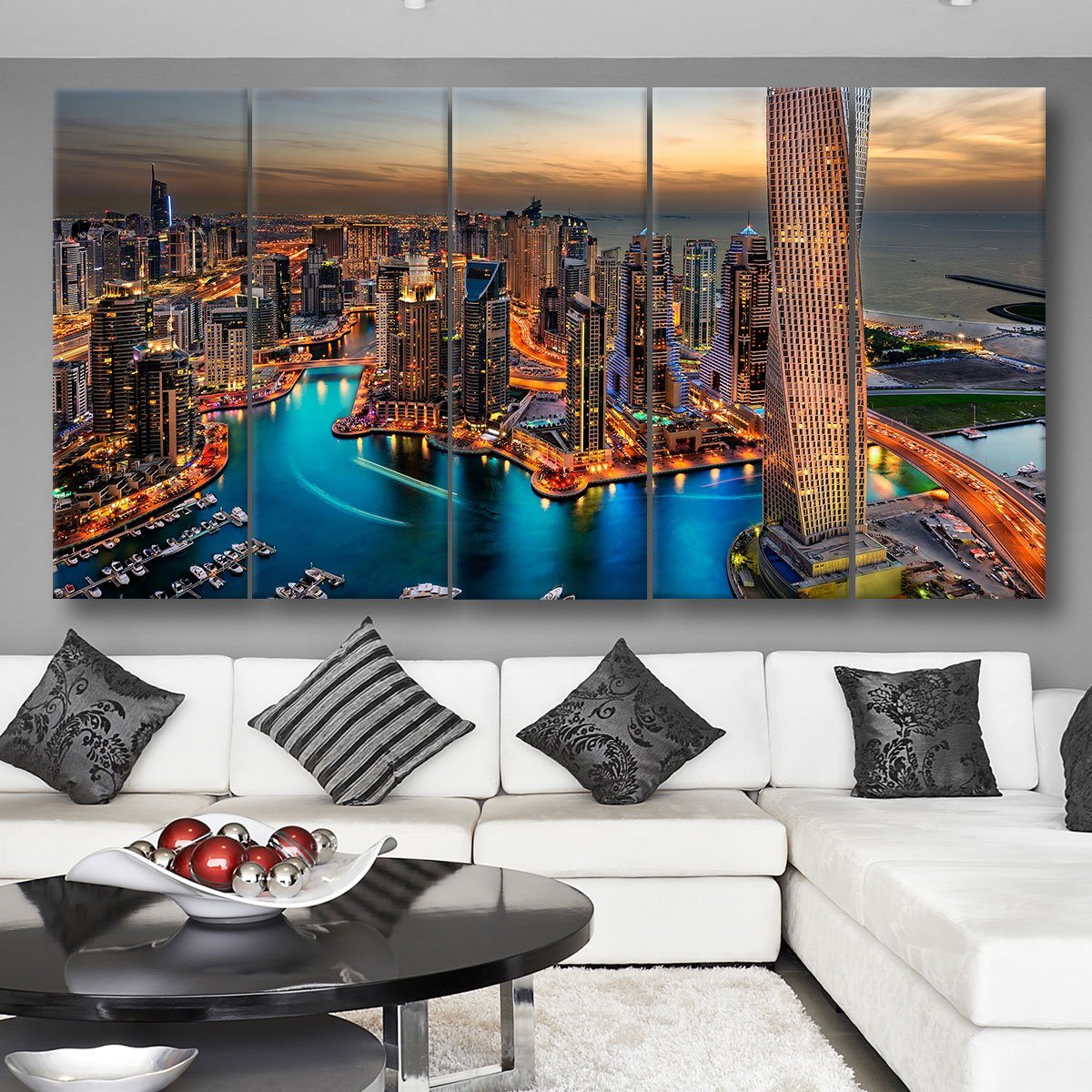 Dream City In Dubai - Amazing Canvas Prints