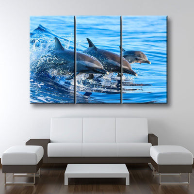 Dolphin Family - Amazing Canvas Prints