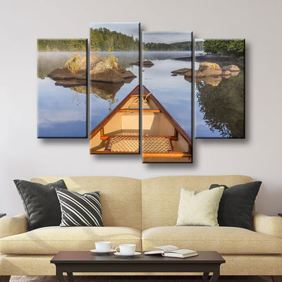 Early Morning On The Lake - Amazing Canvas Prints