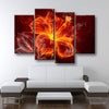 Fire Flower - Amazing Canvas Prints
