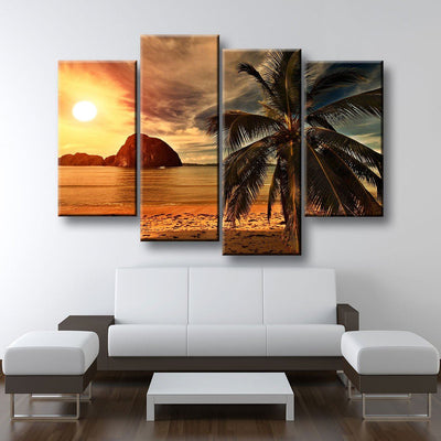 Fire On The Horizon - Amazing Canvas Prints