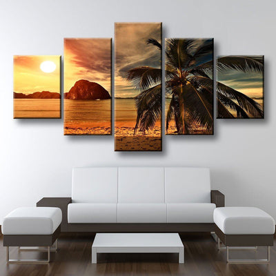 Fire On The Horizon - Amazing Canvas Prints