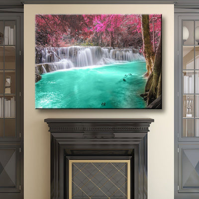 Forest Waterfall - Amazing Canvas Prints
