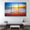 Golden Beach Sunset - Amazing Canvas Prints