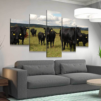 Grazing Cattle - Amazing Canvas Prints