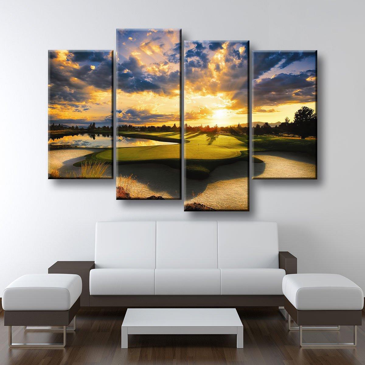 Golf Course Sunrise - Amazing Canvas Prints