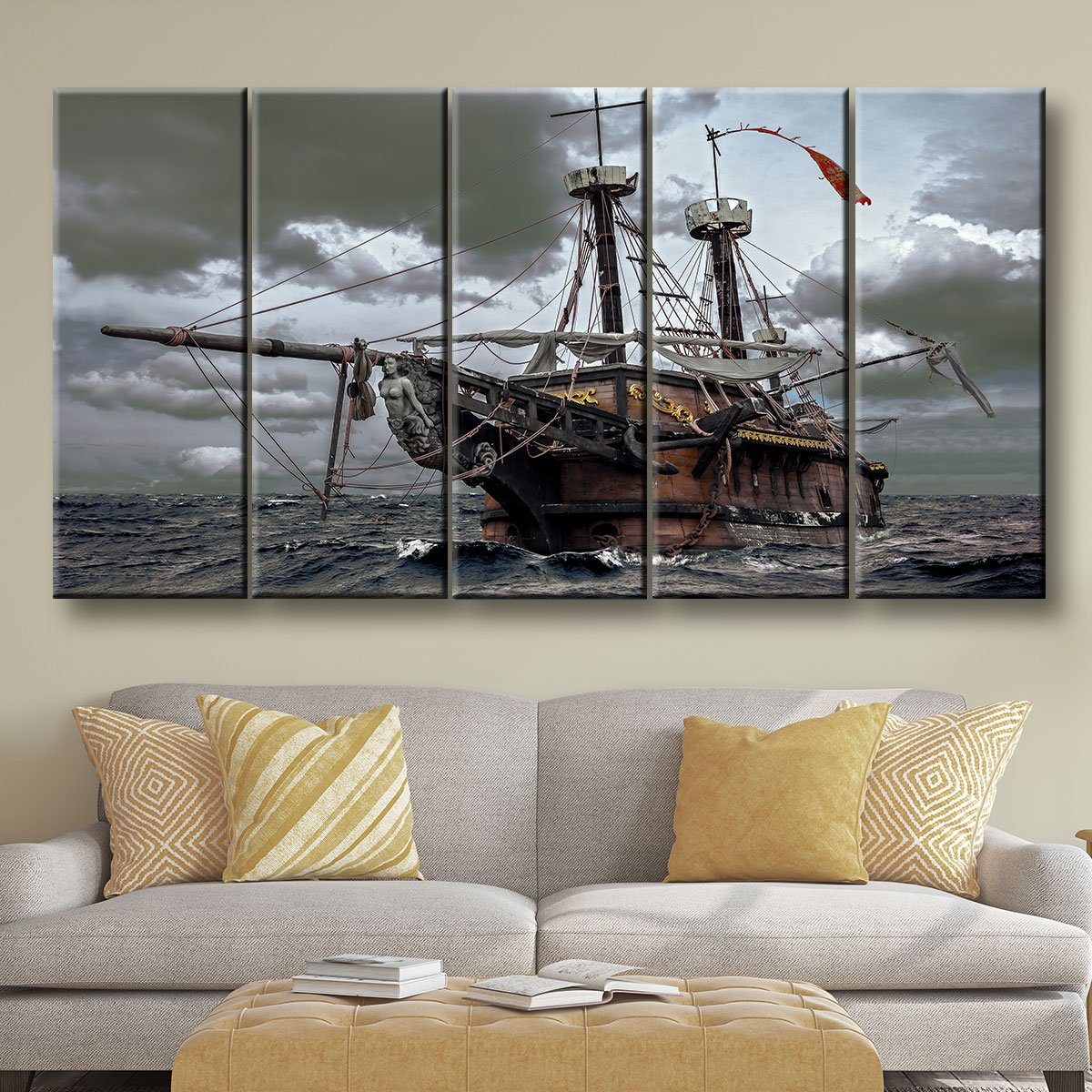 Ghost Ship - Amazing Canvas Prints