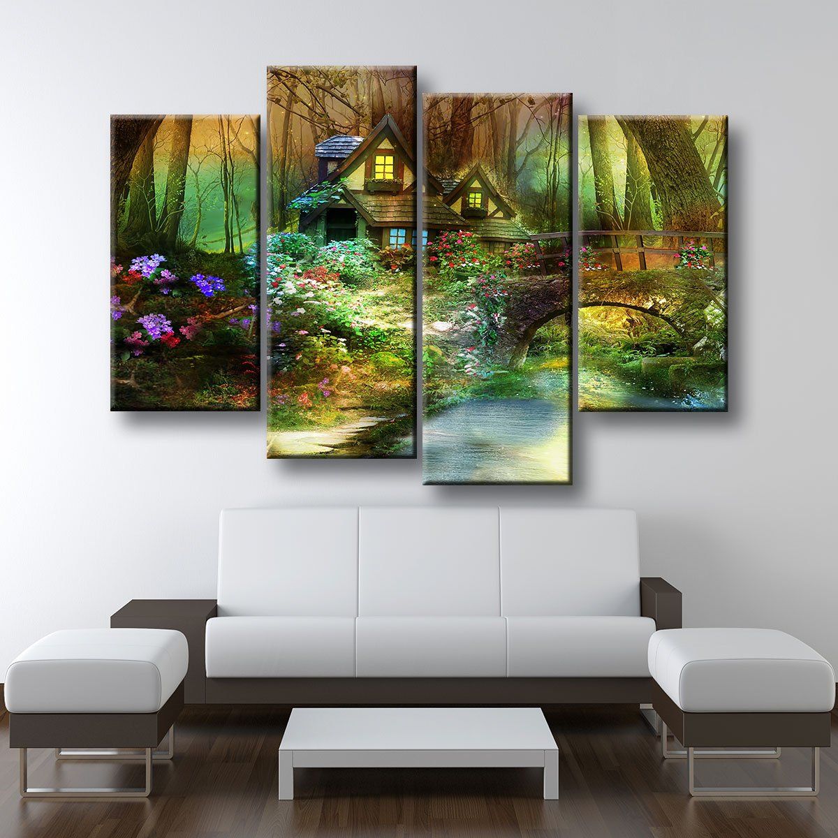 House In The Woods - Amazing Canvas Prints