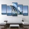 Jumping Great White Shark - Amazing Canvas Prints