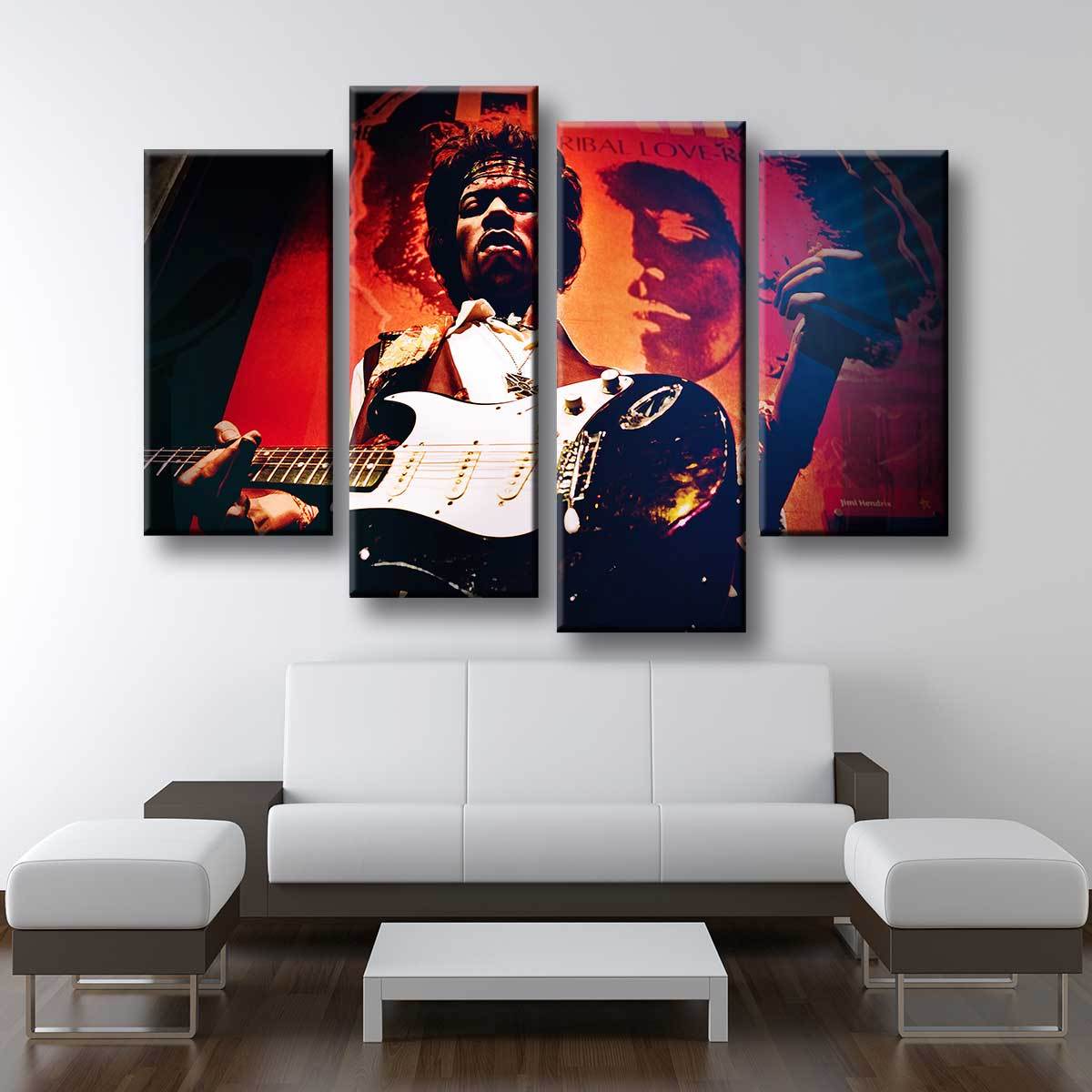 Jimi Hendrix V2 - Amazing Canvas Prints