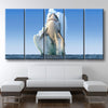 Jumping Great White - Amazing Canvas Prints