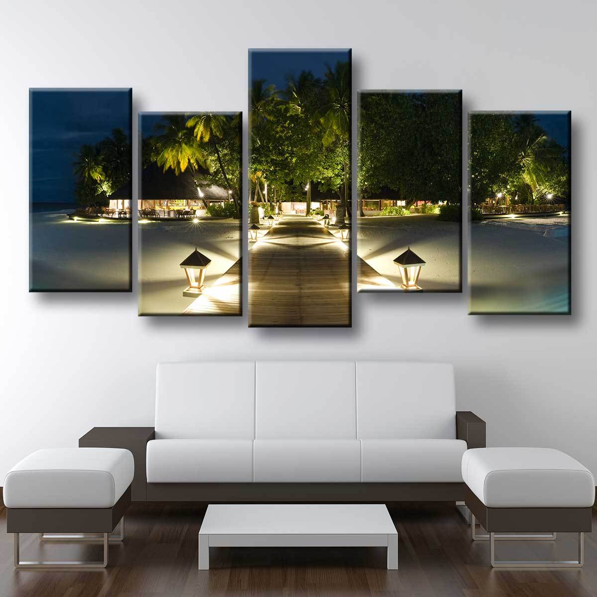 Maldives Private Island - Amazing Canvas Prints