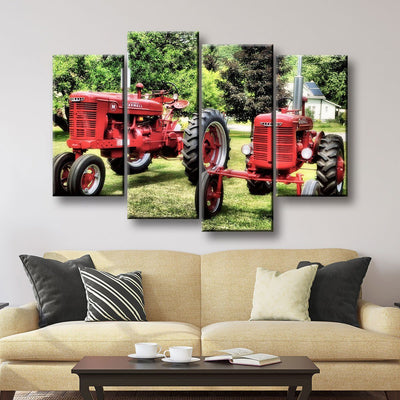 Old Farmall Tractor - Amazing Canvas Prints
