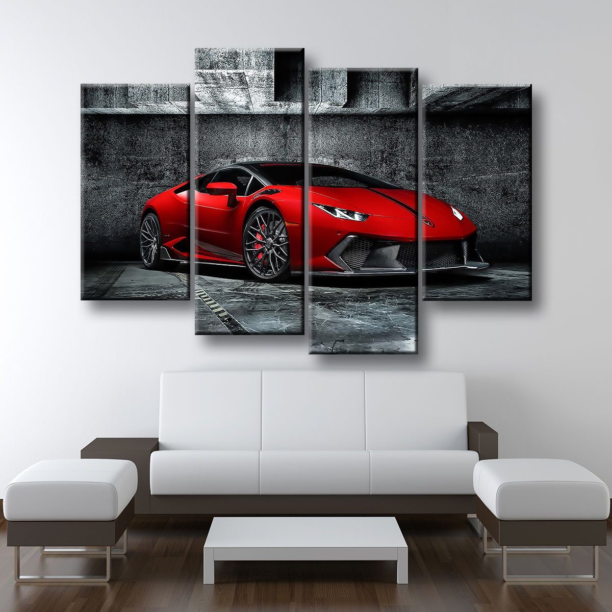 Red Lamborghini - Amazing Canvas Prints