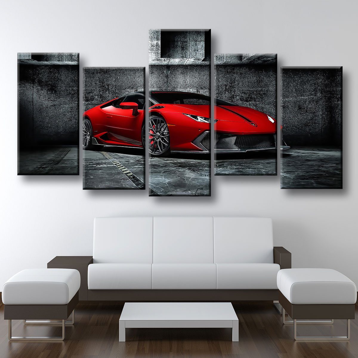 Red Lamborghini - Amazing Canvas Prints