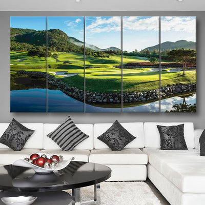 Rolling Greens Course - Amazing Canvas Prints