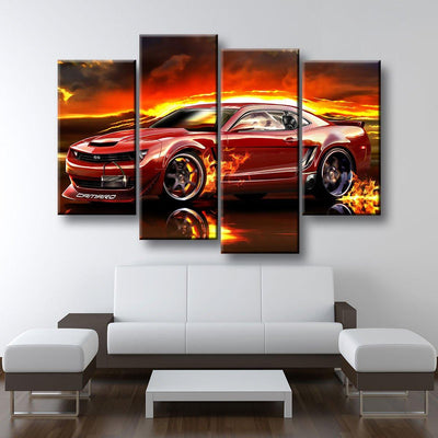Red Hot Camaro - Amazing Canvas Prints