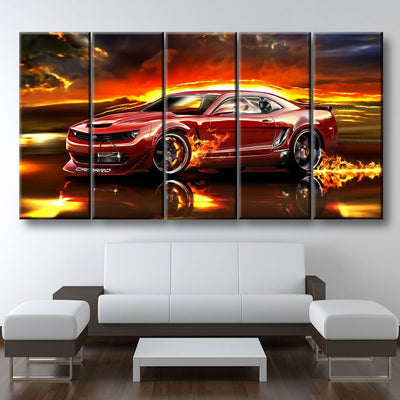Red Hot Camaro - Amazing Canvas Prints