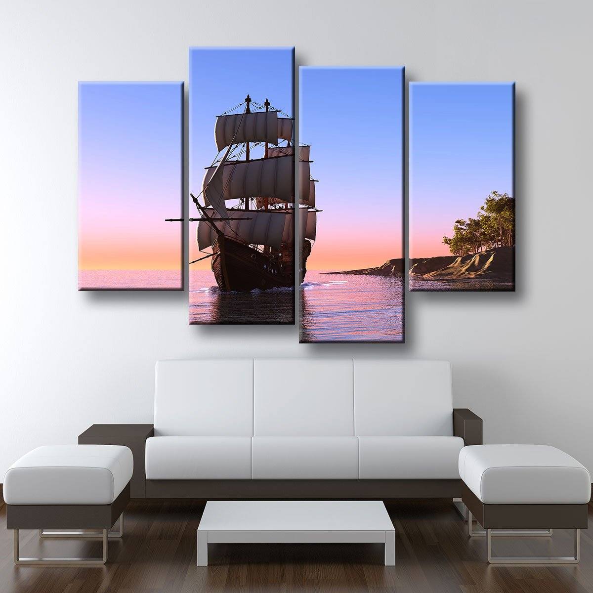 Sailing At Sunrise - Amazing Canvas Prints
