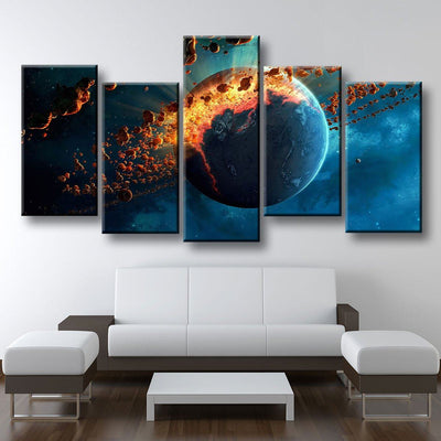 Stellar Planet Explosion - Amazing Canvas Prints