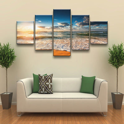 Surreal Sunrise Beach - Amazing Canvas Prints