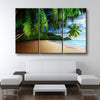Tropical Beach And Palm Trees Canvas Print - Amazing Canvas Prints
