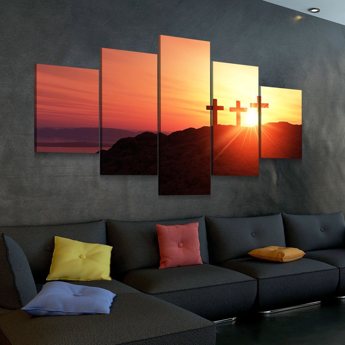 Three Crosses - Amazing Canvas Prints