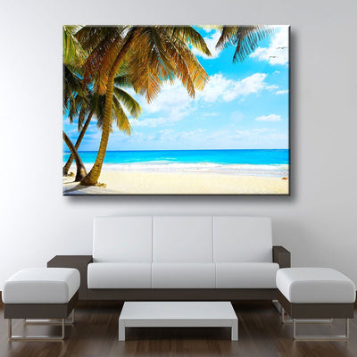 Tropical Paradise Beach Horizon - Amazing Canvas Prints