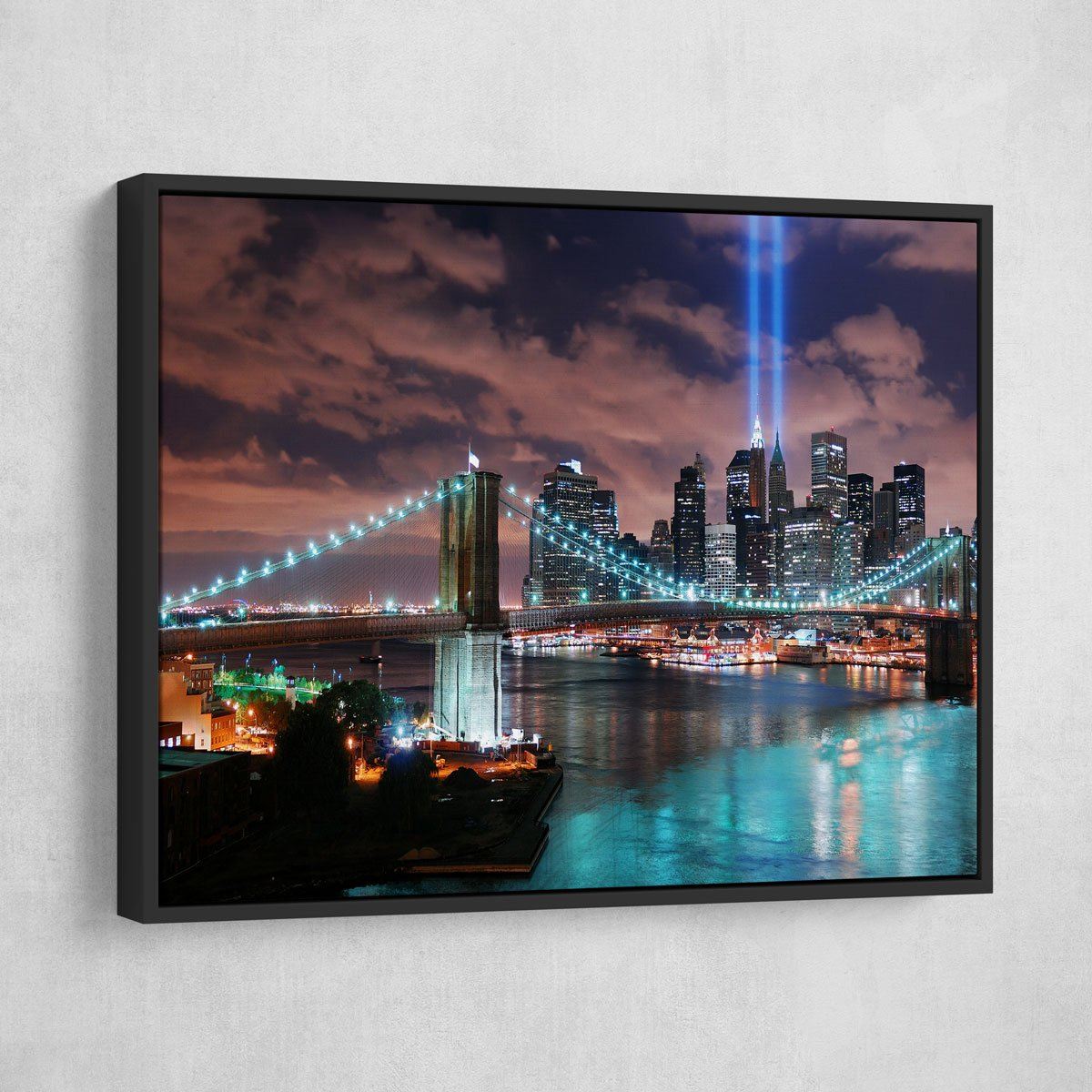 Twin Tower Lights - Amazing Canvas Prints